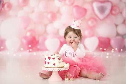 Pastel Valentine Balloon Wall