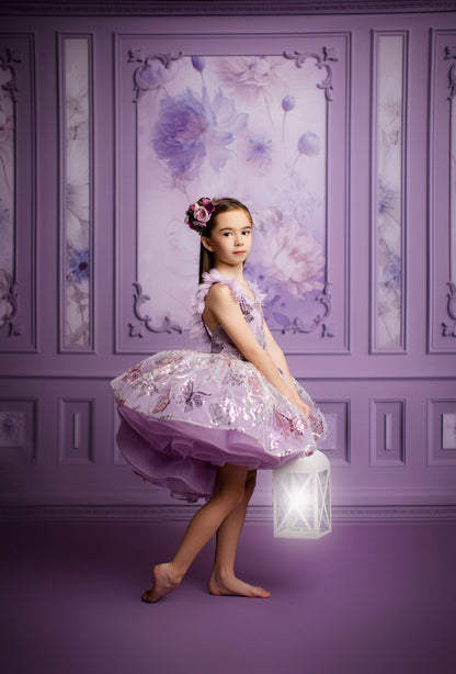 Princess Wall Purple - With Sweep Option