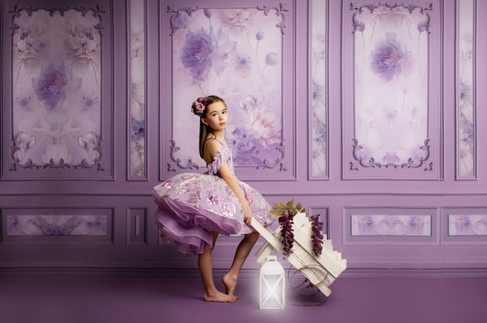 Princess Wall Purple - With Sweep Option