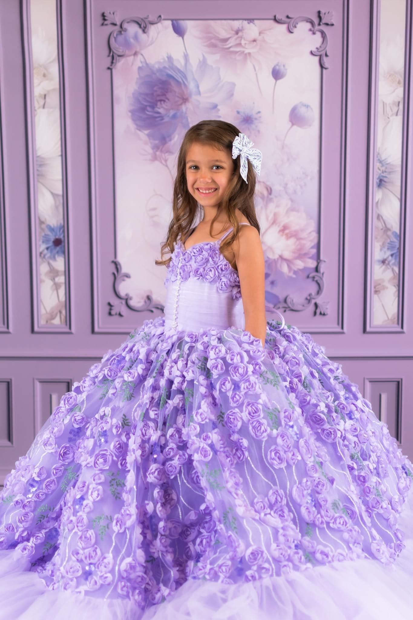 Princess Wall Purple - With Sweep Option