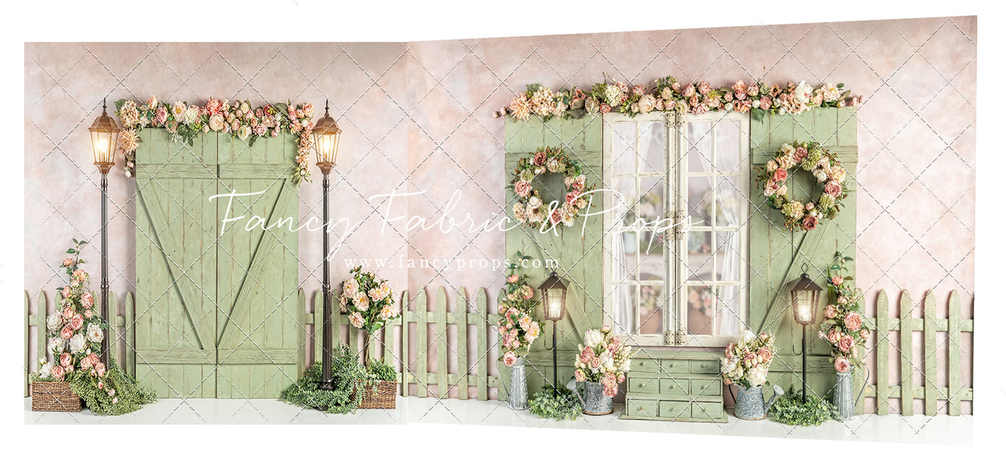 Romantic Sage Window 2pc Room