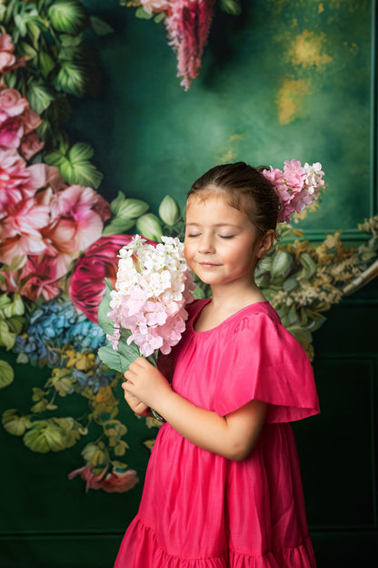 Rose & Evergreen Elegant Hoop - Sweep Sizes Only