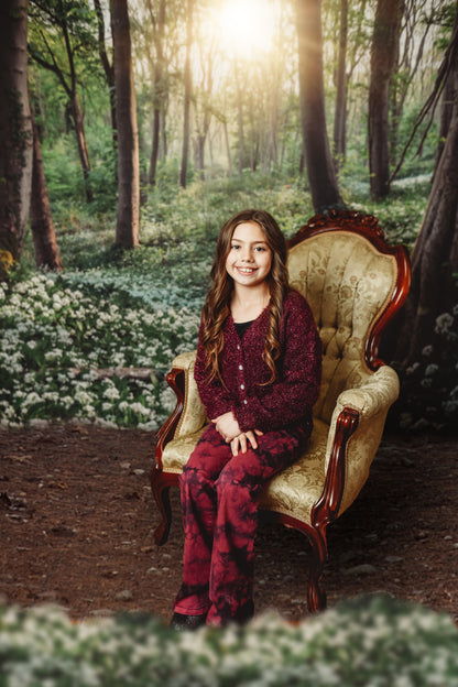 Flowering Forest White Meadow