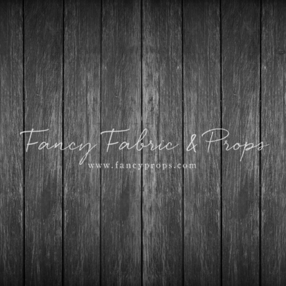 Charcoal Wood Planks Mat Floor