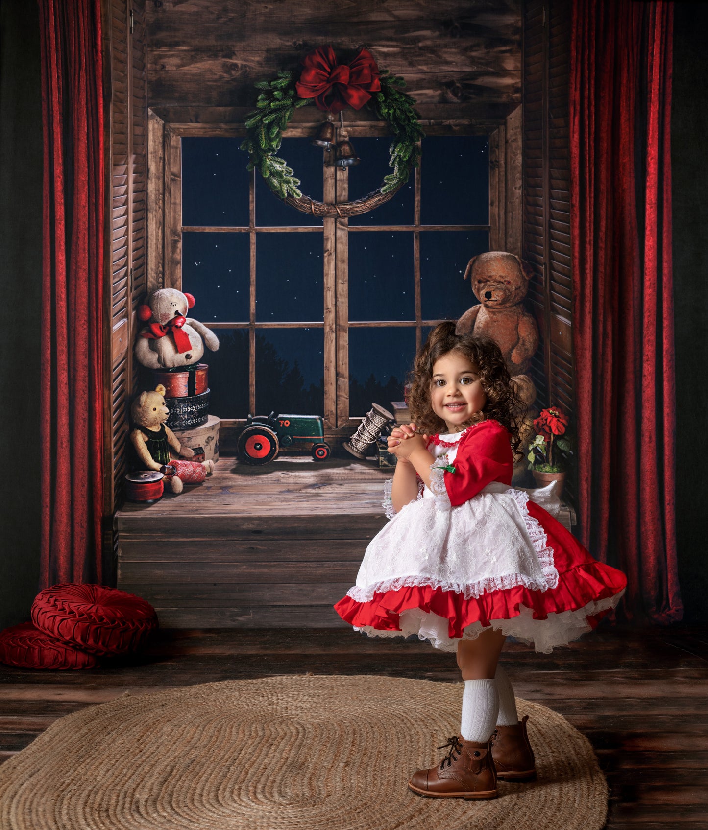 Serene Christmas Kitchen Room