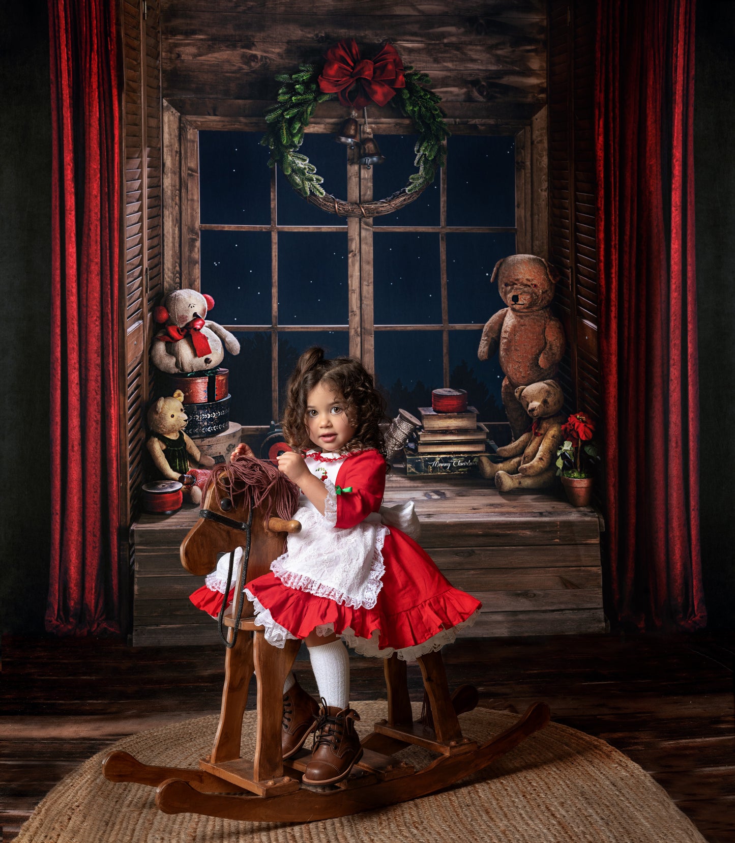 Serene Christmas Kitchen Room