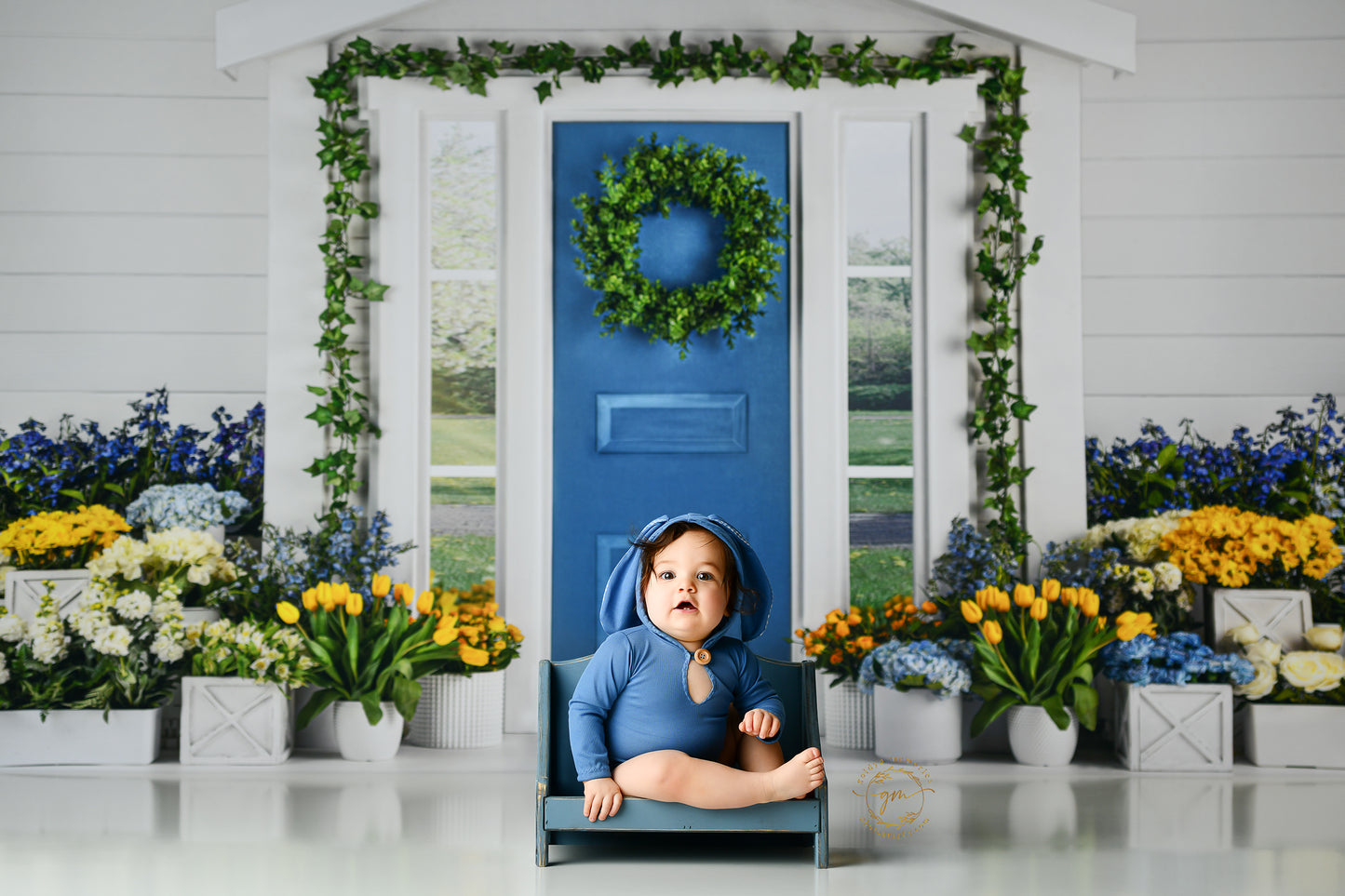 Vibrant Floral Farmhouse