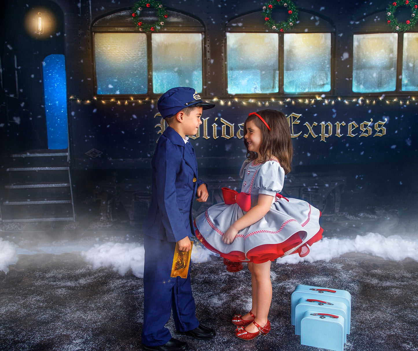 Snowy Holiday Express