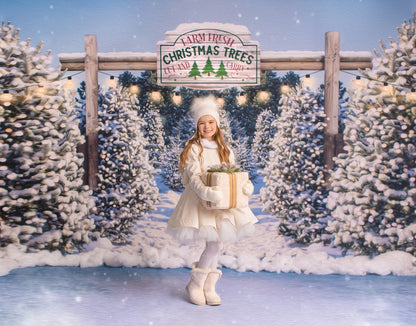 Winter Tree Farm Day Room