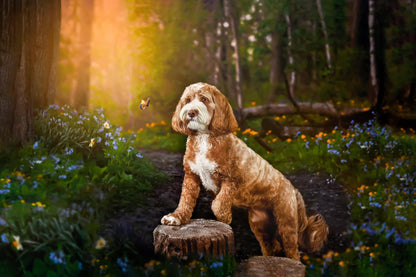 Spring Bluebell Path