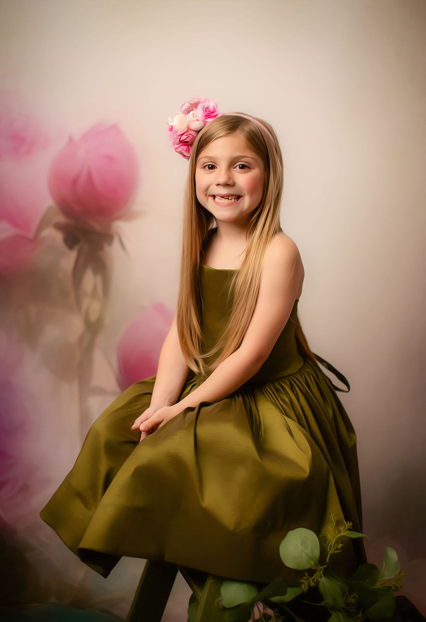 Sweeping Peonies - Sweep Sizes Only