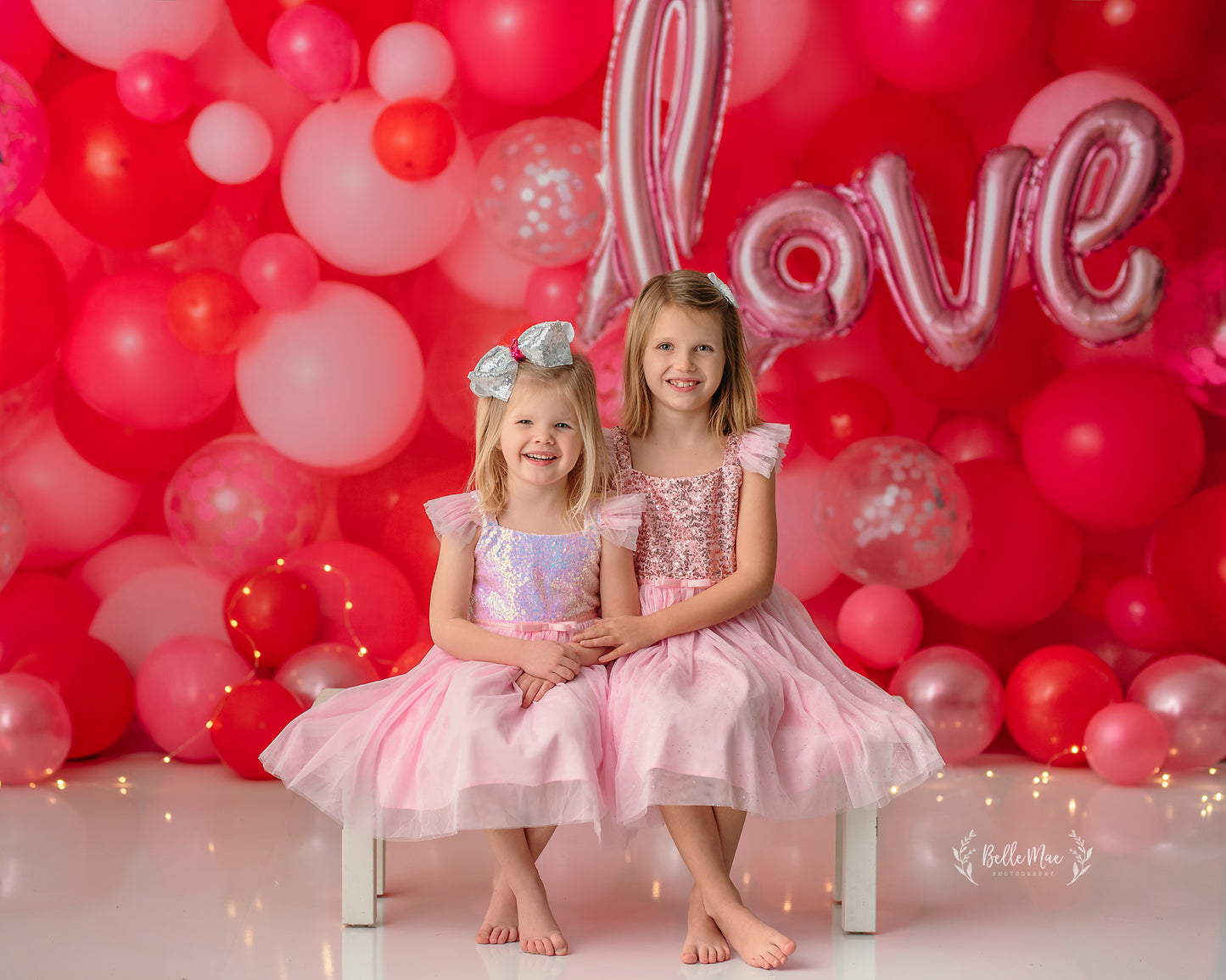 Valentine Party Balloon Wall