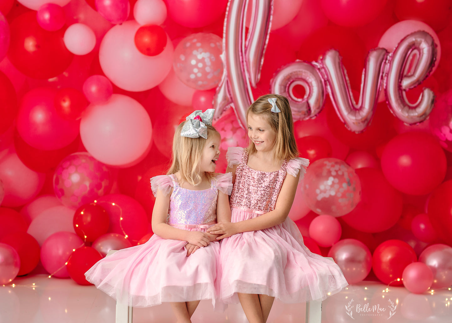 Valentine Party Balloon Wall