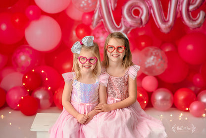 Valentine Party Balloon Wall