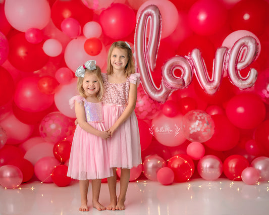 Valentine Party Balloon Wall