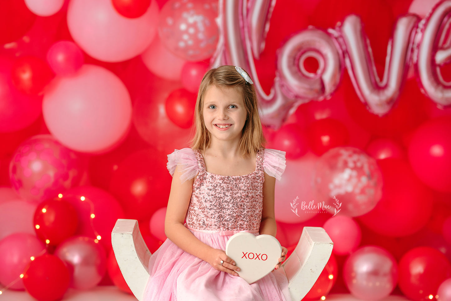 Valentine Party Balloon Wall