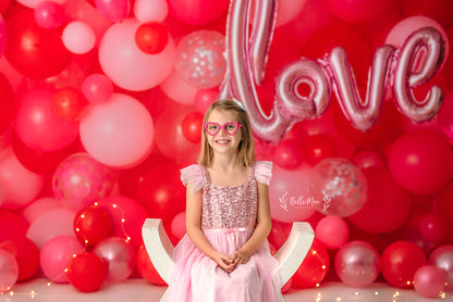 Valentine Party Balloon Wall