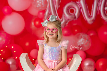 Valentine Party Balloon Wall