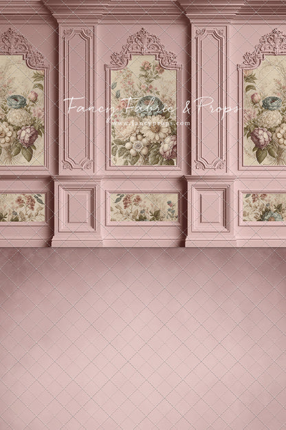 Rose Floral Victorian Wall - With Sweep Option