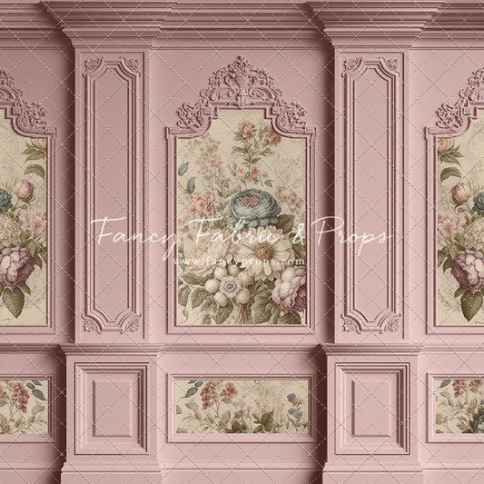 Rose Floral Victorian Wall - With Sweep Option