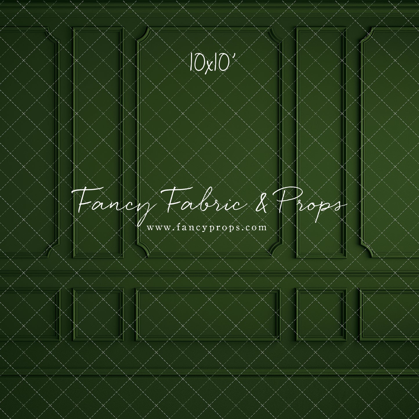 Green Wainscoting Wall