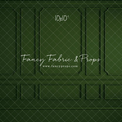 Green Wainscoting Wall