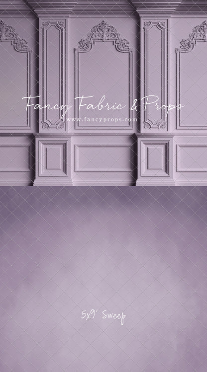 Classic Purple Victorian Wall - With Sweep Option