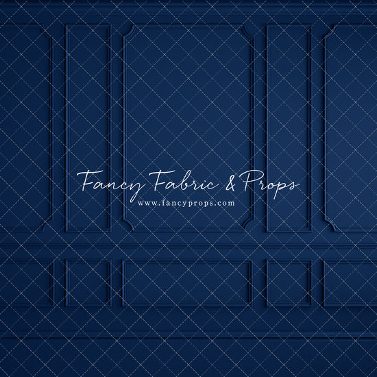 Midnight Wainscoting Wall