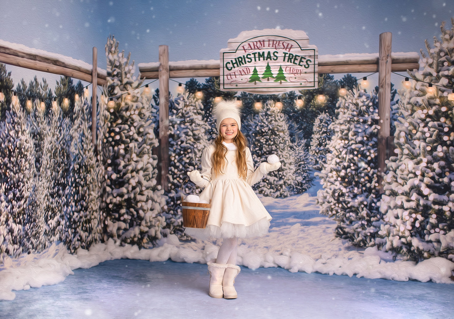 Winter Tree Farm Day Room