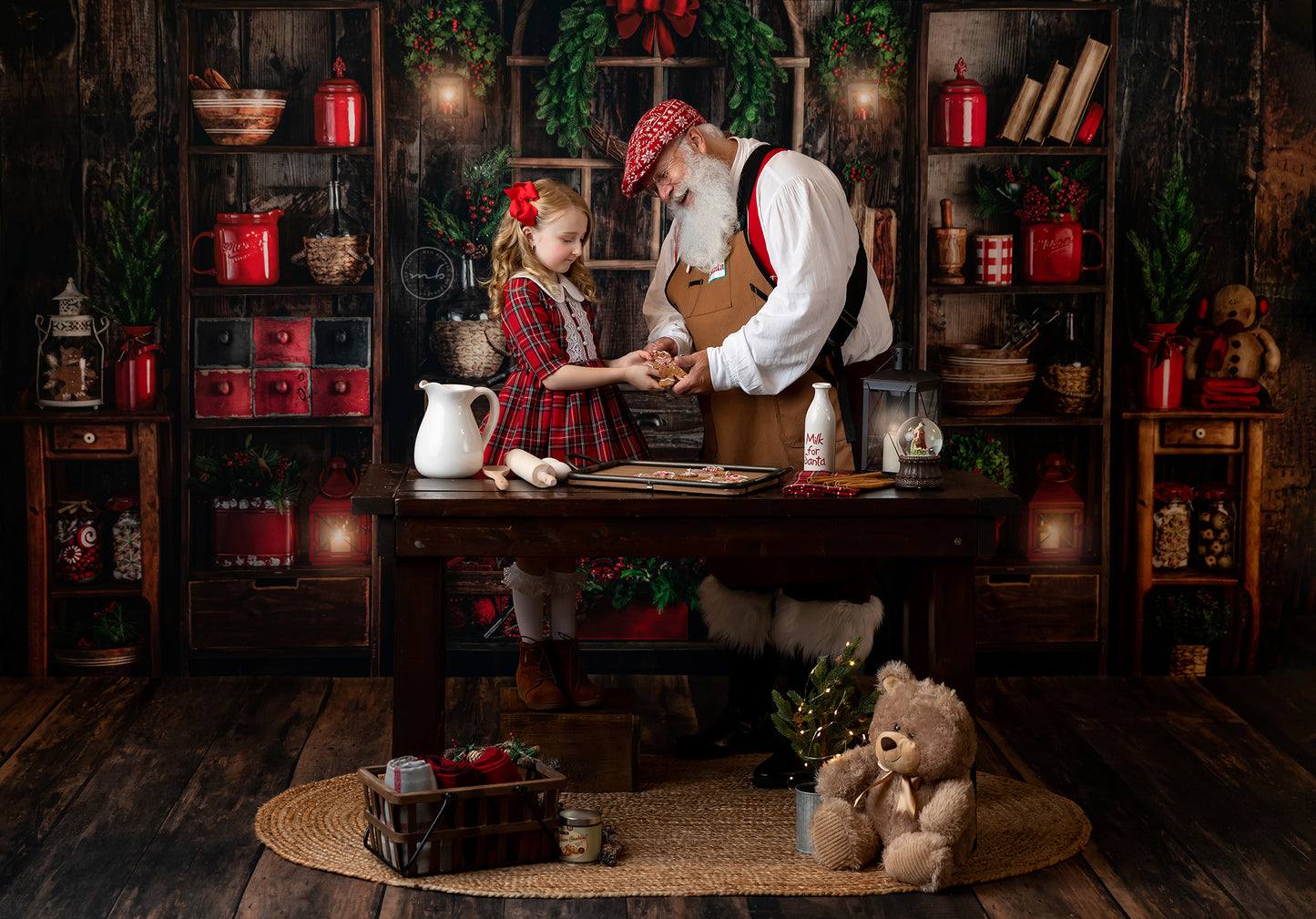 Rustic Christmas Confectionery Room
