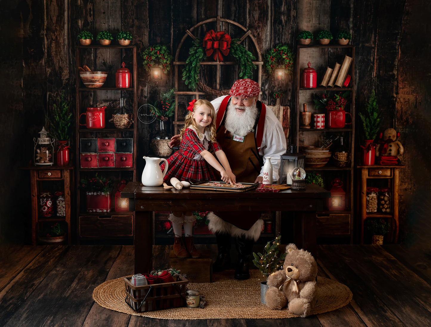 Rustic Christmas Confectionery Room