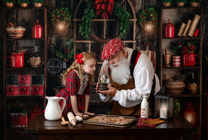 Grandma's Christmas Kitchen Room