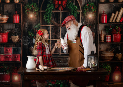 Grandma's Christmas Kitchen Room