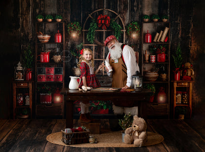 Grandma's Christmas Kitchen Room