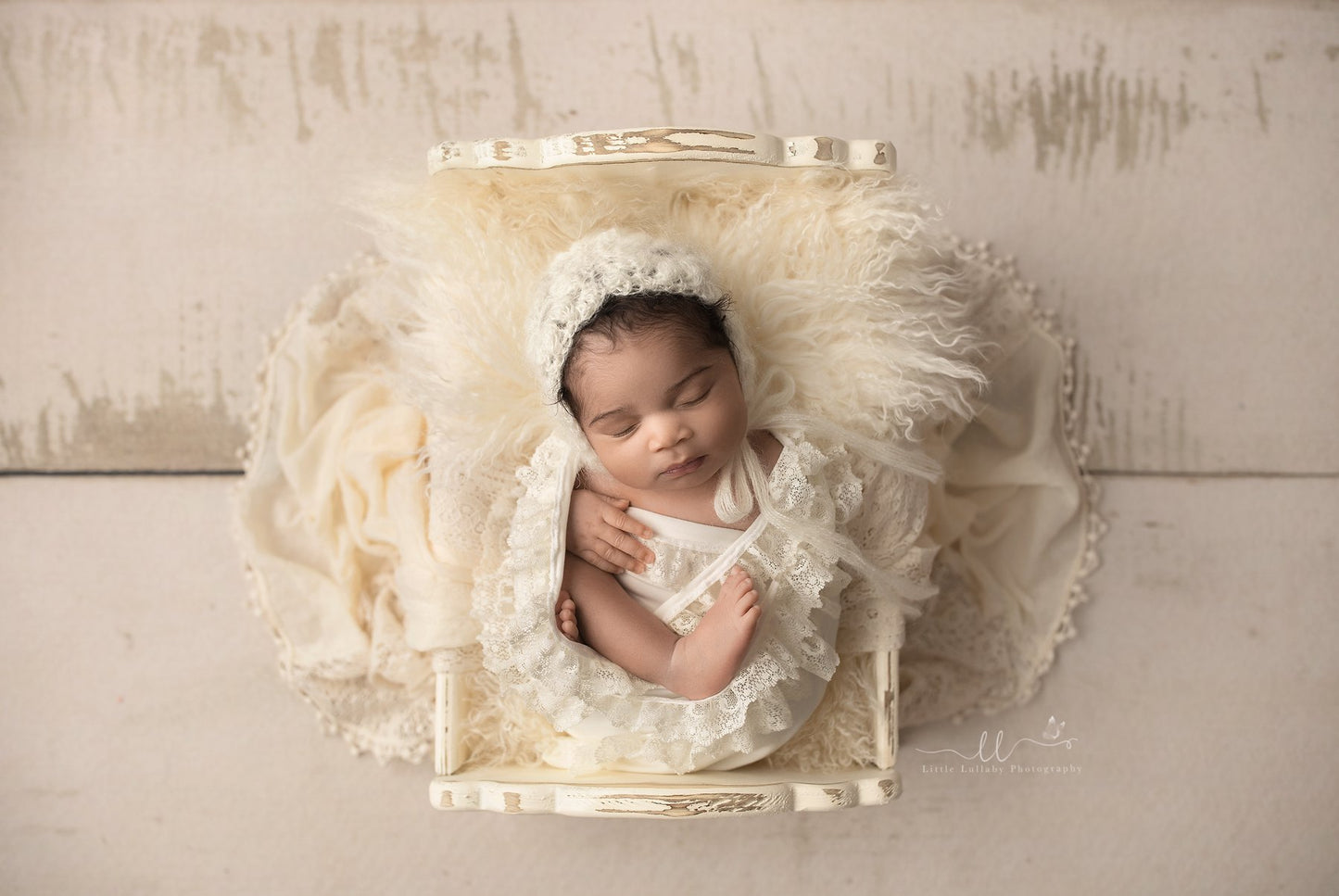 Amanda Cream Barn Wood Planks Mat Floor