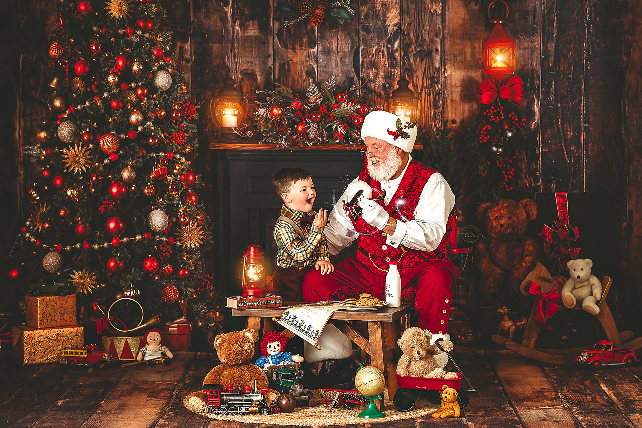 Gathering Around The Christmas Tree