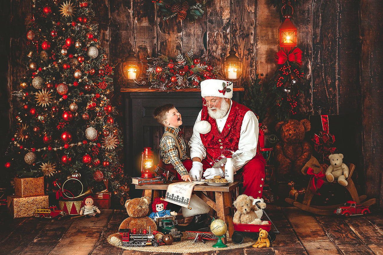 Gathering Around The Christmas Tree