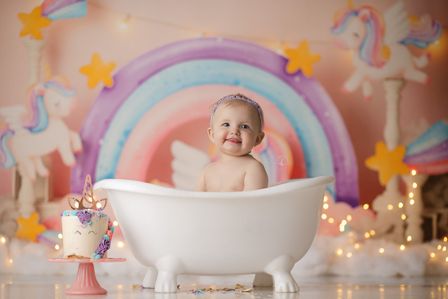 Under the Unicorn Rainbow