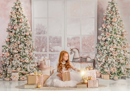 Blushing Carousel Christmas