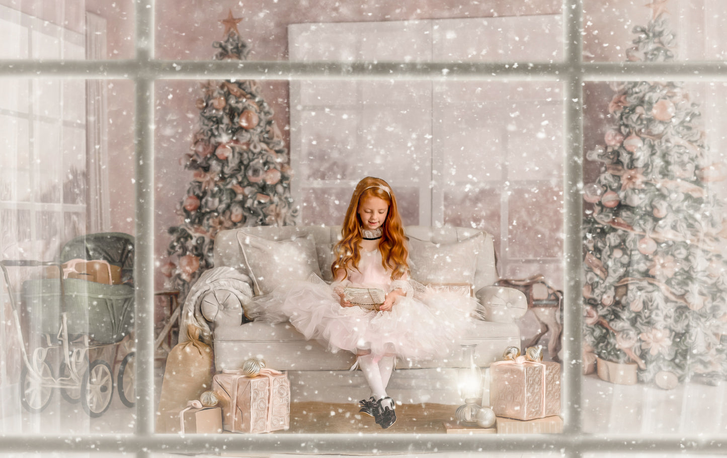 Blushing Carousel Christmas