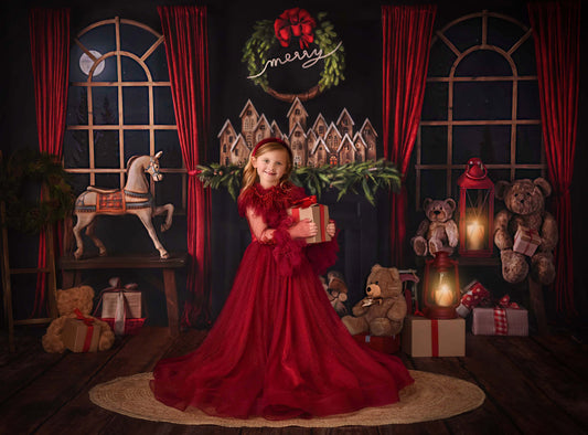 Joyful Holiday Moonrise