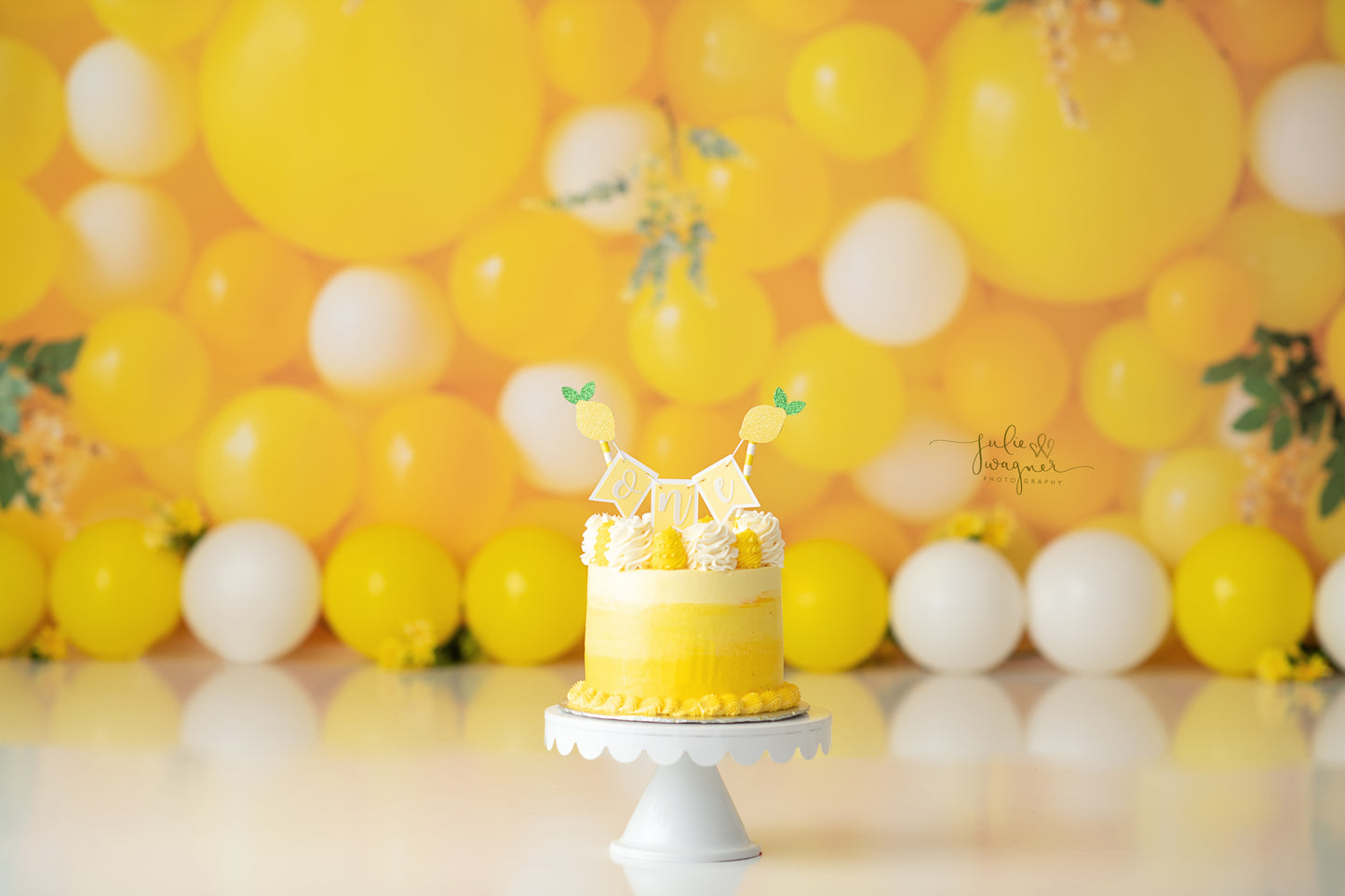 Golden Summer Balloon Wall