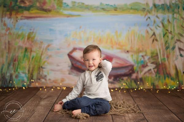 Cambridge Wood Planks Mat Floor