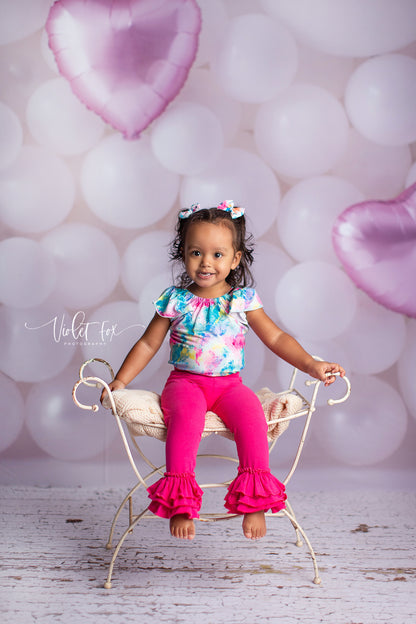 Pearl Valentine Balloon Wall