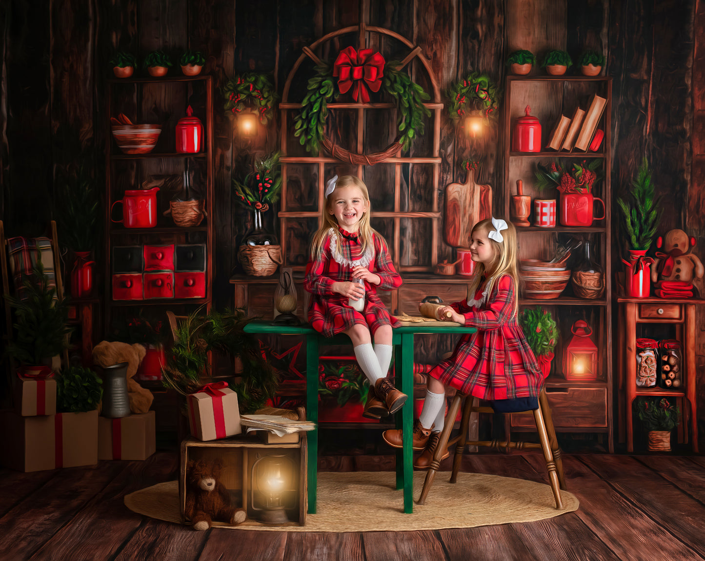 Rustic Christmas Confectionery Room