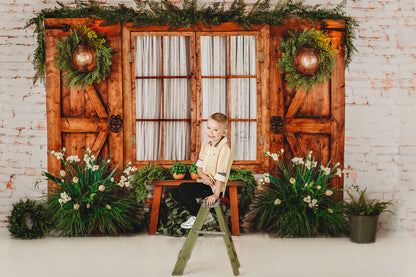 Botanical Fern Window