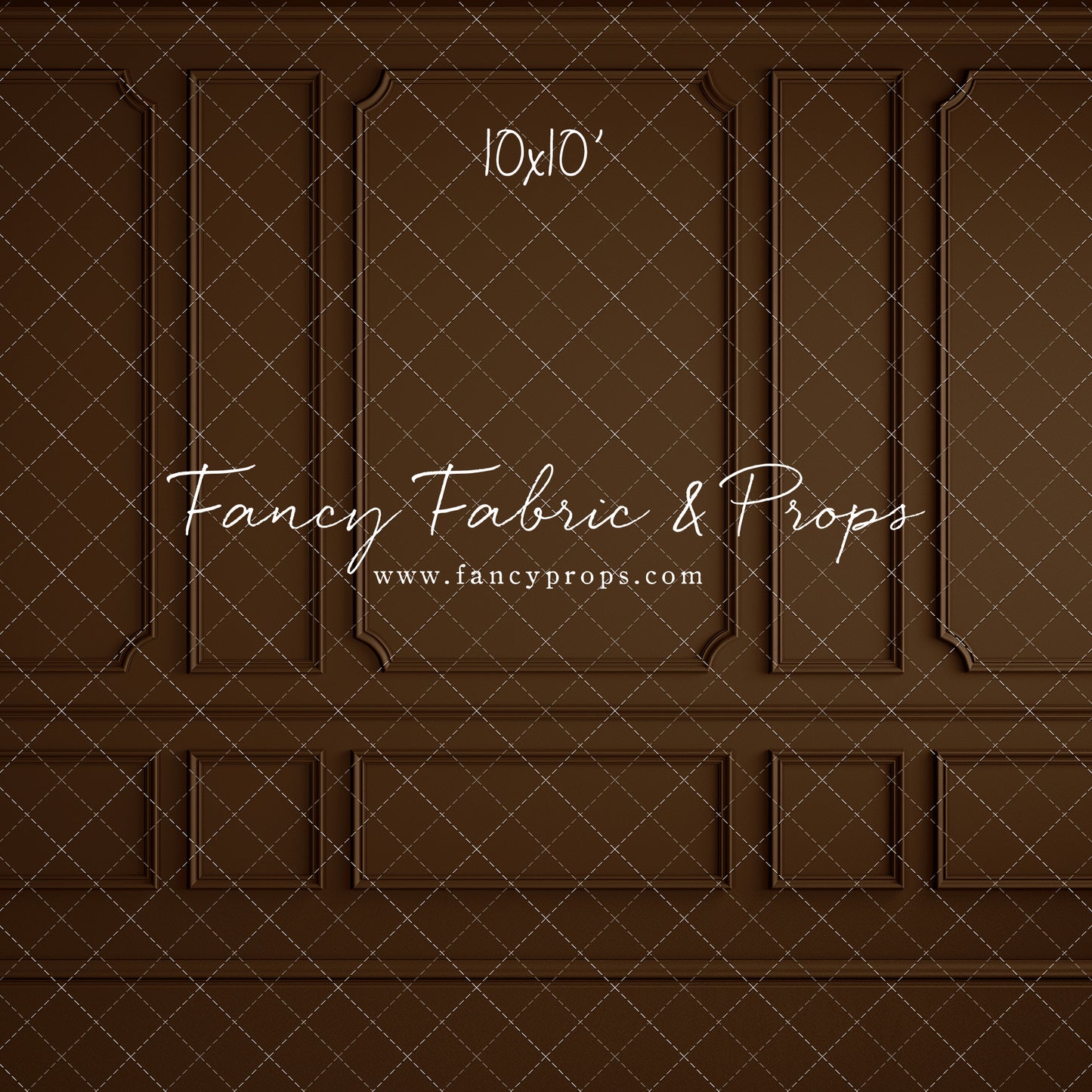 Brown Wainscoting Wall