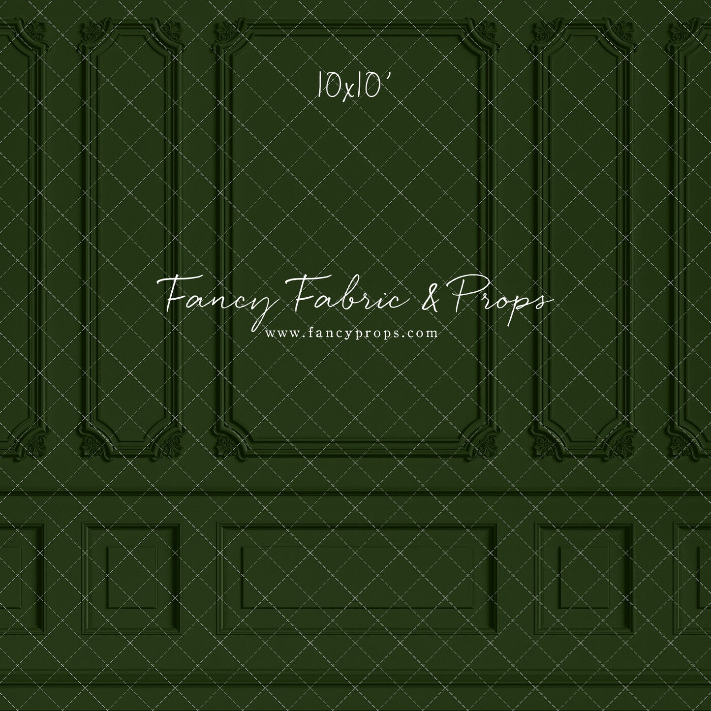 Classic Evergreen Wainscoting Wall - With Sweep Option