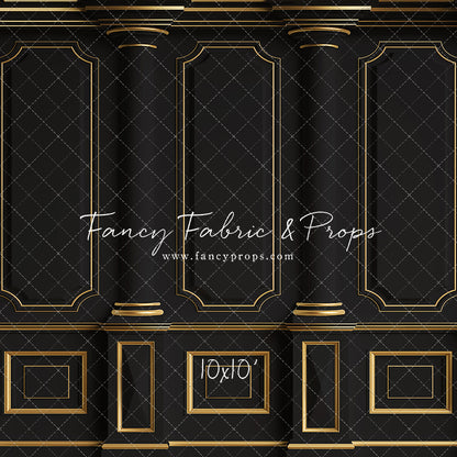 Dark Victorian Gold Wall - With Sweep Option