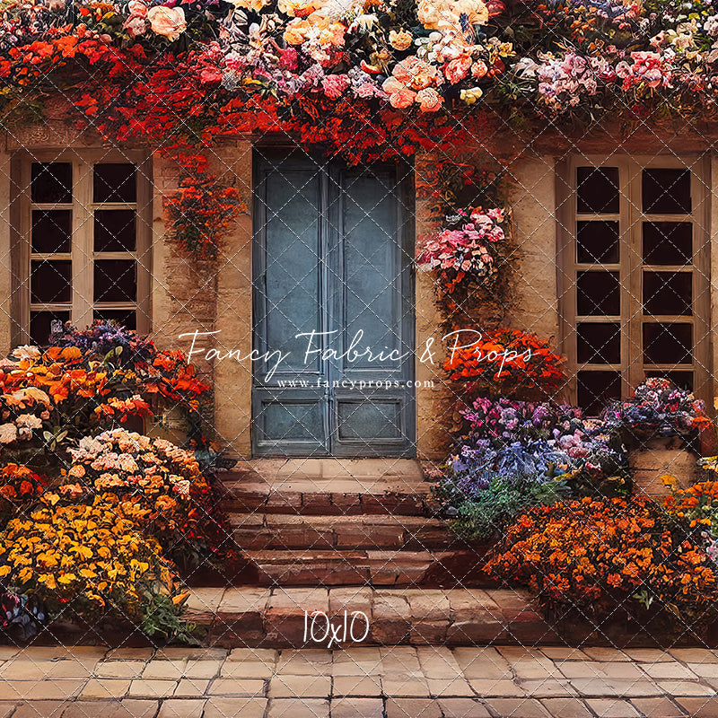 Floral Villa Entrance